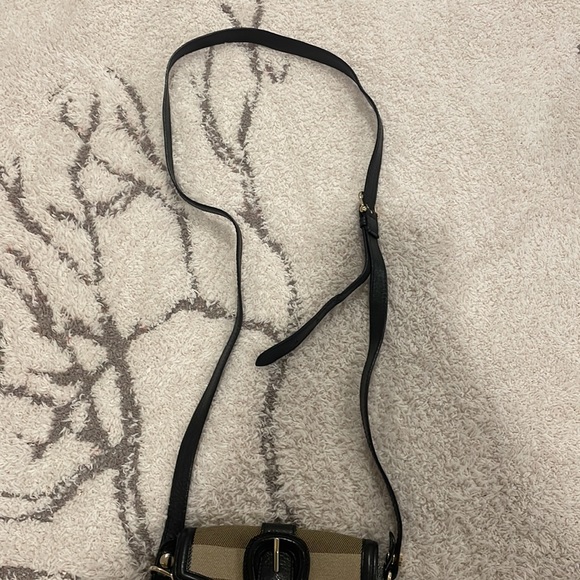 BURBERRY BEIGE NOVA CHECK BUCKLE CROSSBODY MINI BAG - Picture 3 of 8